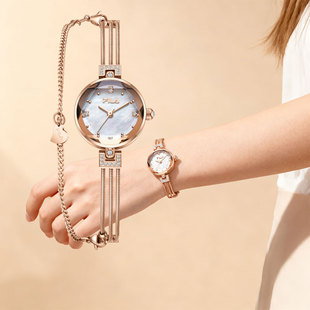 FILA斐乐女款 奢华小众手链设计感女表礼物送女友生日礼物手表6709