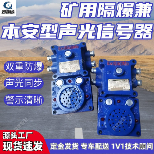 矿用隔爆兼本安型声光信号器现货速发 KXH3矿用本安型声光信号器