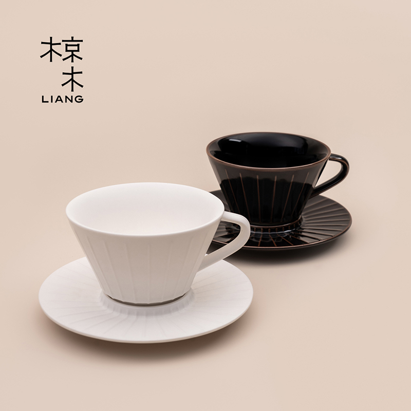 陶瓷咖啡杯碟深腹斗笠杯礼盒