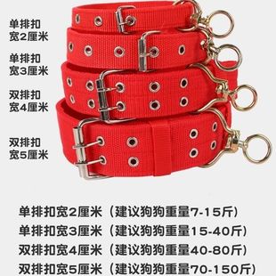 小型犬狗狗项圈狗圈颈圈脖圈可调节防脱德牧马犬小型犬脖套头套