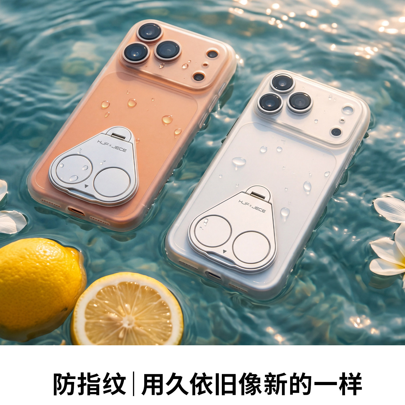 【超薄散热】鸿锦富适用苹果17ProMax手机壳新款磨砂iPhone17pro镜头全包防摔保护套苹果17壳简约指环支架女