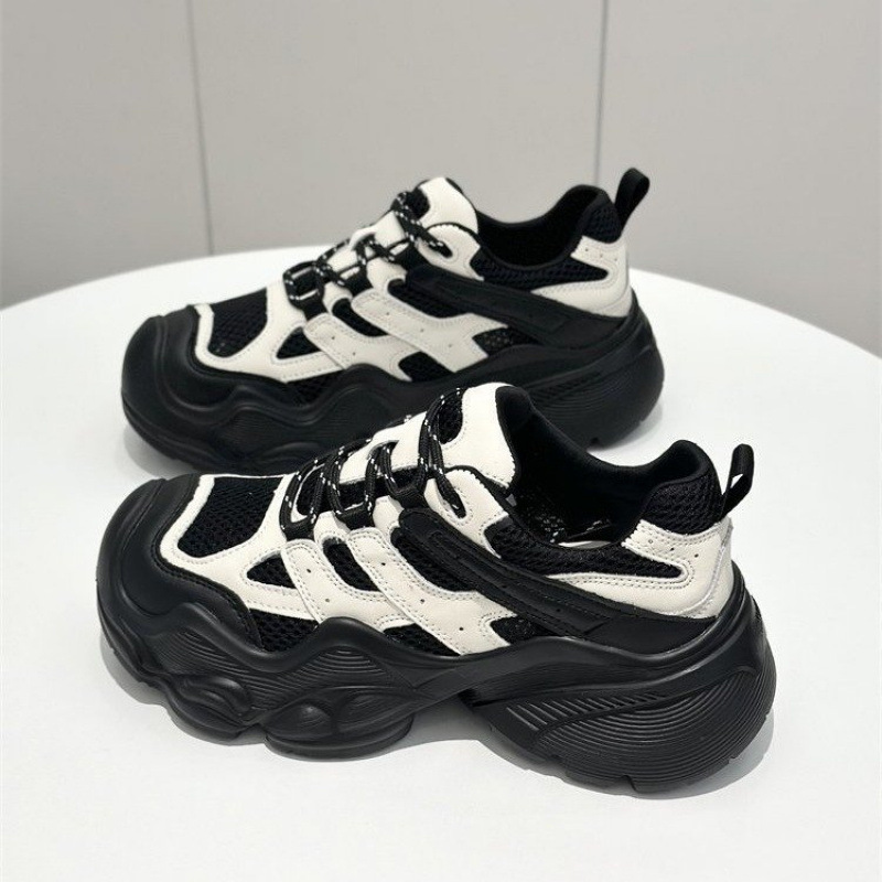 爆款网面老爹鞋女2025年秋季新款