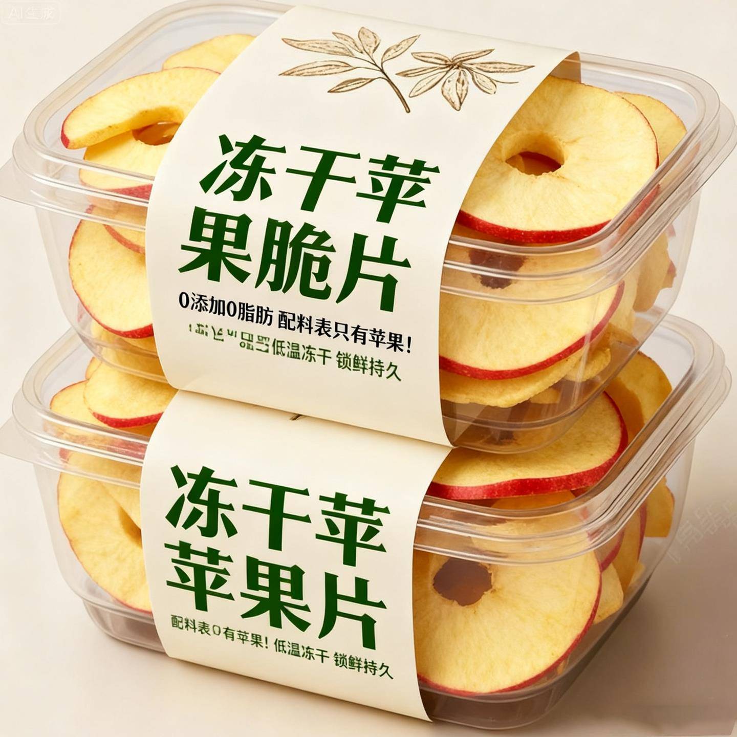 苹果干苹果片冻干苹果脆片官方旗舰店正品原味泡水泡茶休闲零食官