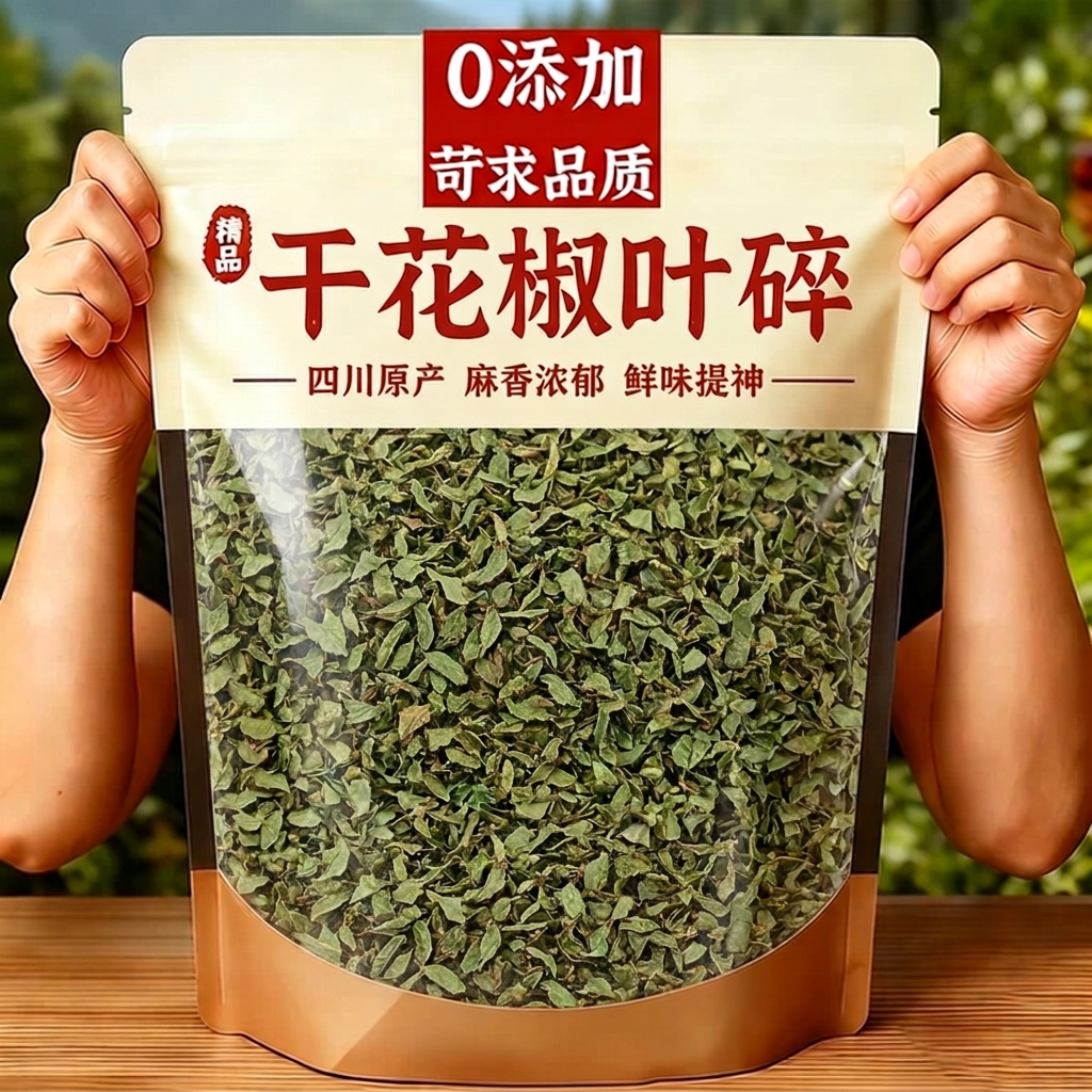 新货特级花椒叶碎烘焙官方旗舰店食用新鲜馒头炒菜下饭煎饼凉拌菜图片