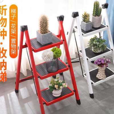 t可以变椅子的梯子一体当凳子用的梯椅两用家用折叠多功能楼梯板