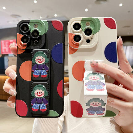 OPPOReno13手机壳趣味小丑Reno12/11Pro防摔Reno10可横竖屏Reno9Pro+背贴带支架Reno8/7/6/5/4/3/2Z/磁吸腕带