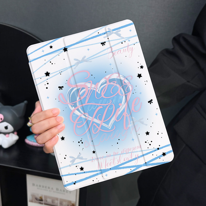 适用于ipad三折硅胶保护壳防摔