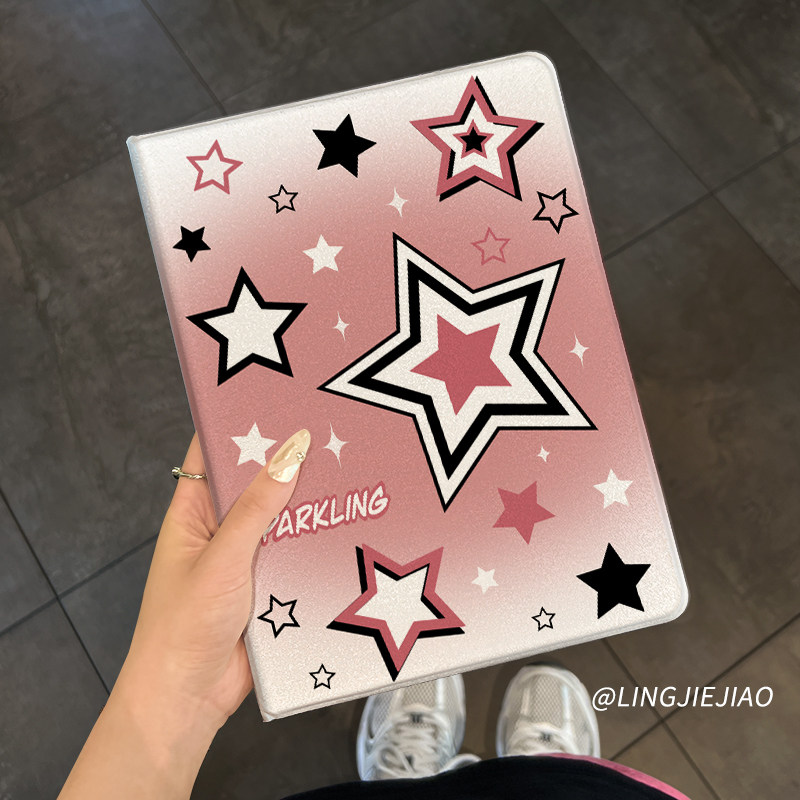 创意粉星matepad115s书本式2024新款pro适用于华为平板保护套m6全包10.8寸硅胶se防摔壳air带笔槽11荣耀v8pro