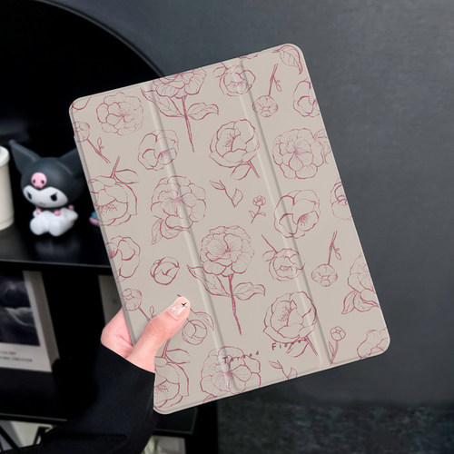 适用于ipad三折硅胶保护壳防摔