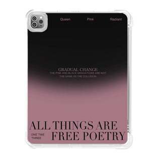 【送钢化膜】适用于ipad10保护套2022新款air5/2平板壳mini6/4笔槽第9代九2018透明pro11粉黑英文苹果Air4软