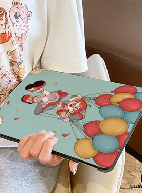 适用于华为平板matepad保护壳2025款气球小丑11.5s全包10.4寸air防摔se套Pro11硅胶13.2书本m6荣耀10女v87pro