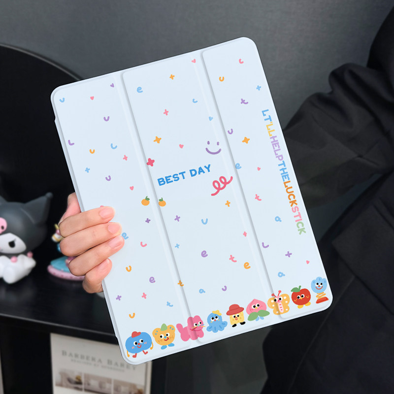 蓝色字母适用于华为平板matepad11保护套2025新款matepadpro保护壳10.8寸带笔槽荣耀平板7硅胶10.1全包三折软