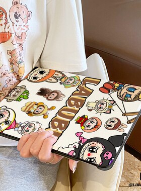 适用于华为平板matepad保护壳2025款木偶布布11.5s全包10.4寸air防摔se套Pro11硅胶13.2书本m6荣耀10女v87pro