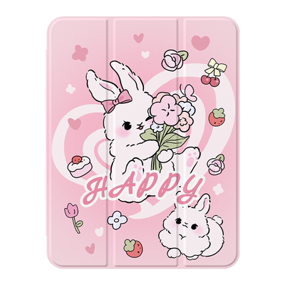 适用于ipad高透三折亚克力保护壳