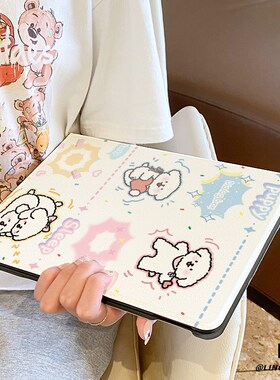 适用于华为平板matepad保护壳2025款睡觉小狗11.5s全包10.4寸air防摔se套Pro11硅胶13.2书本m6荣耀10女v87pro