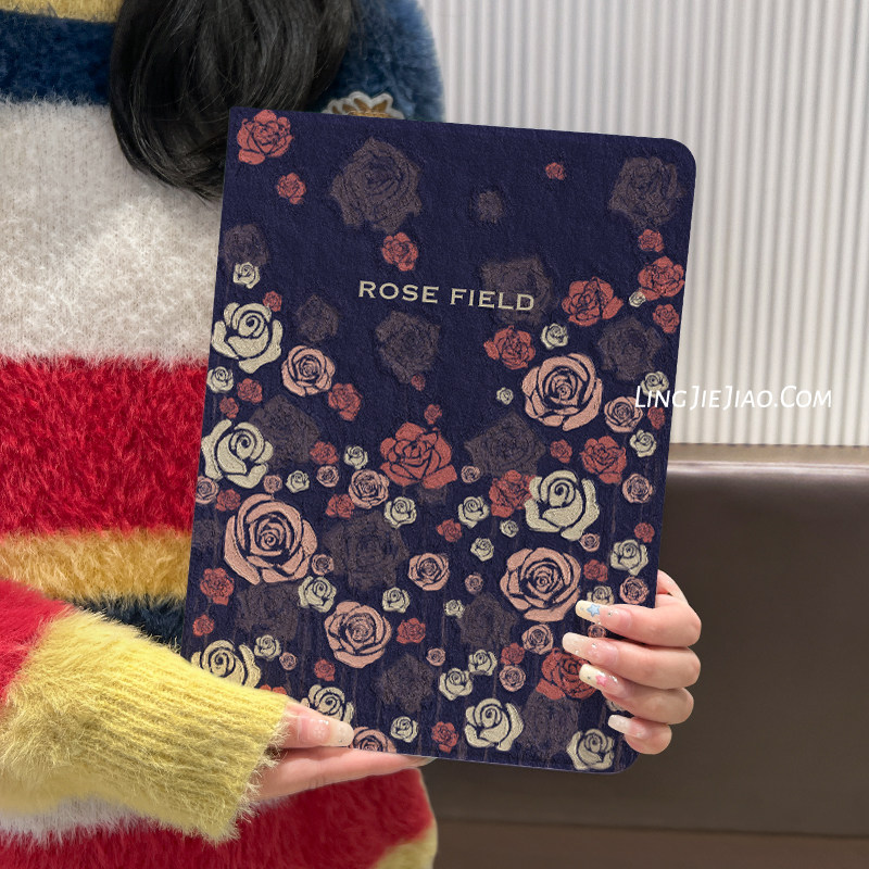 适用于华为matepadpro保护套玫瑰花园m6书本式MatePad硅胶2023新款matepad11平板壳air11.5寸笔槽SE10.4外壳,3C数码配件,平板电脑保护套/壳,淘宝优惠券,粉丝福利购,淘宝优惠卷