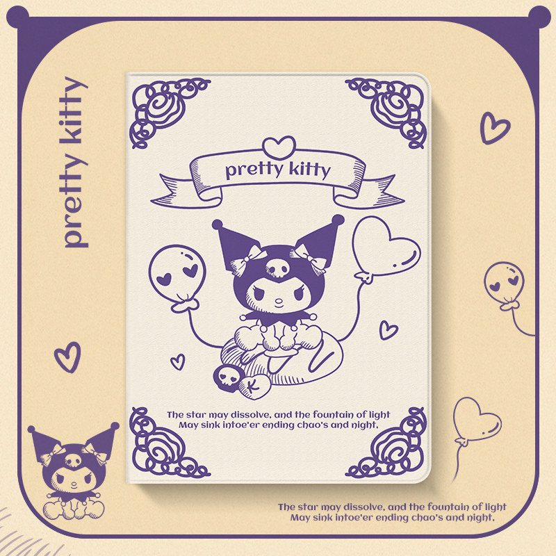 适用于iPad10保护壳新款ipadpro带笔槽air5苹果ipad平板套mini6/4卡通小恶魔2022第十代2018七2019迷你11寸女