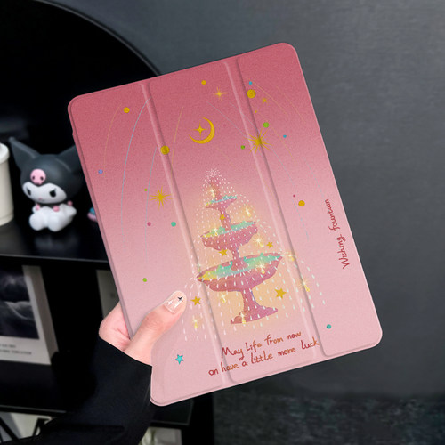 适用于ipad三折硅胶保护壳防摔