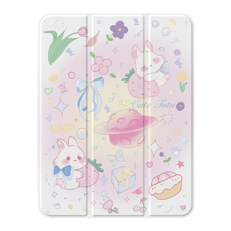 适用于ipad三折硅胶保护壳防摔