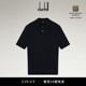 衫 Polo 海军蓝棉质真丝短袖 dunhill登喜路男士
