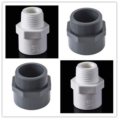 PVC外丝直接给水管件国标加厚