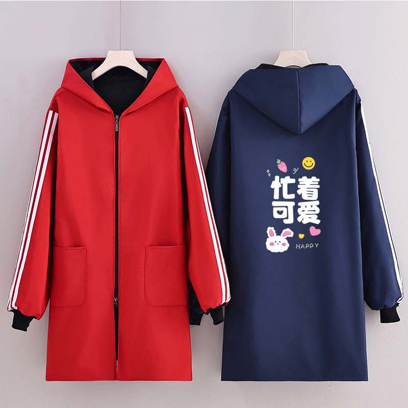 罩衣外穿罩衣女外穿带帽子