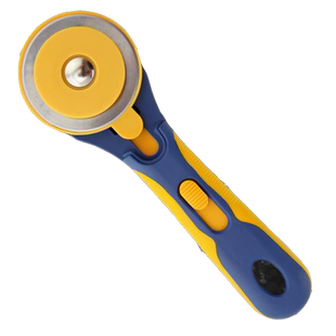 奇策滚刀60mm滑轨滚刀扁皮切割滚刀刀片60mm扁皮筋裁切拼布裁刀