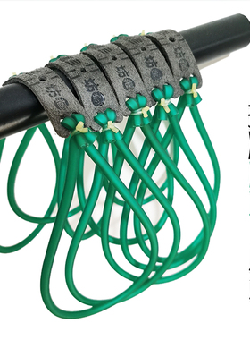 新款抗冻冰蓝色藏弓坊传统弹弓圆皮筋高弹力户外有架加厚耐用型