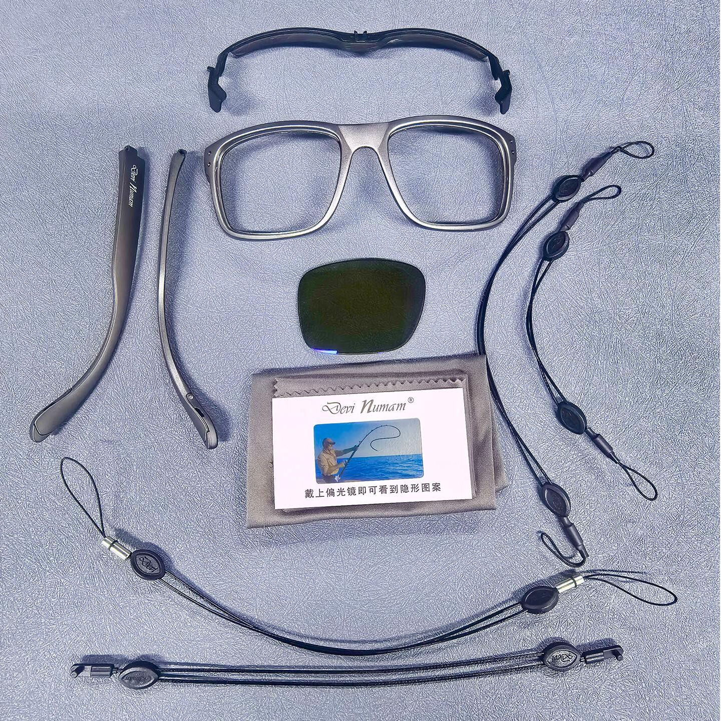 X10偏光镜AK11配件AK10配件XL01配件Q10找鱼眼镜全套镜片镜腿