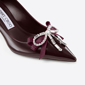 新年礼物 JIMMY CHOO AURIA 女士 水晶蝴蝶结饰高跟鞋