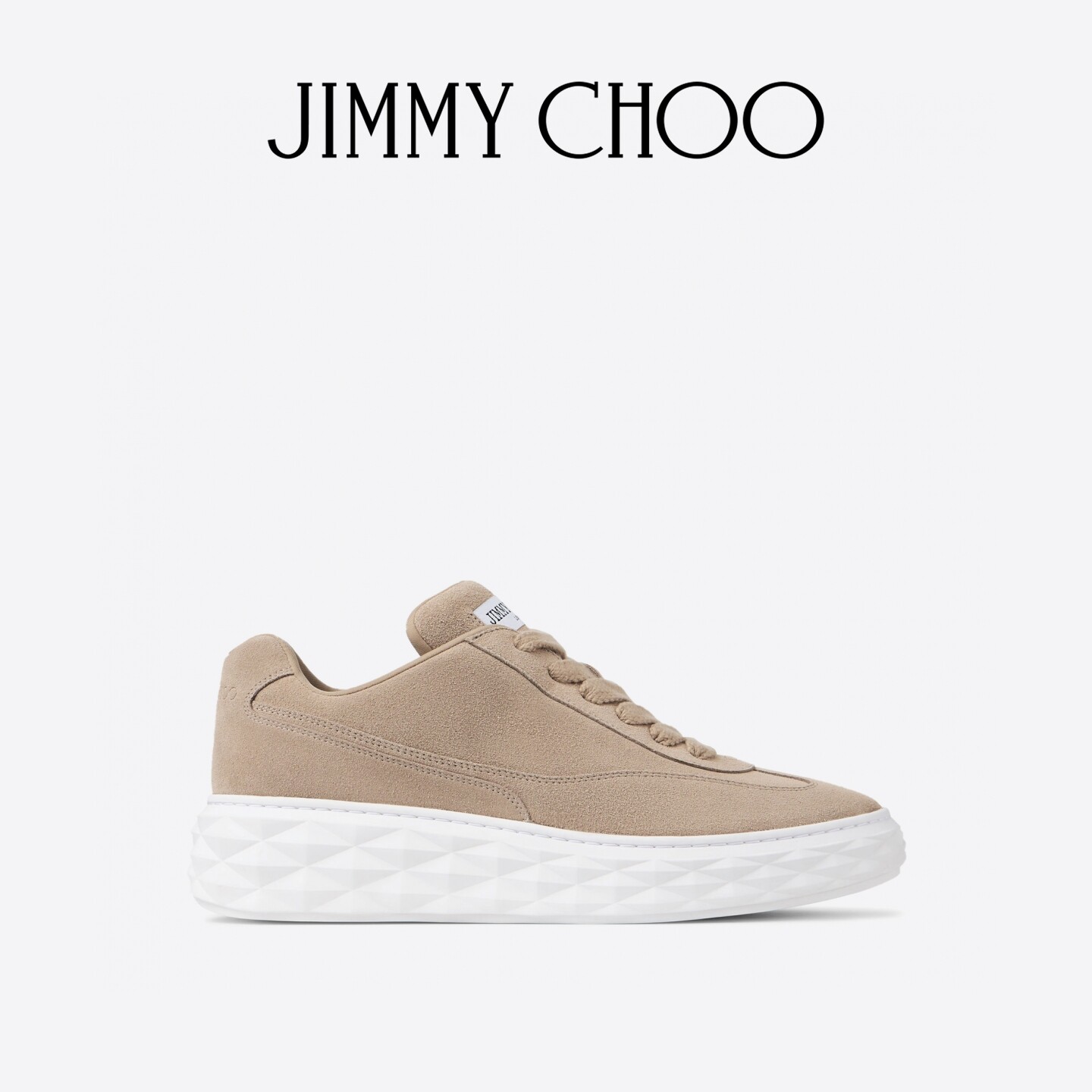 [礼物]JIMMY CHOO/DIAMOND MAXI RETRO M 男士厚底绒面革休闲鞋