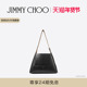 新年礼物 HOBO JIMMY CHOO DIAMNOD M女士 黑色皮革单肩包