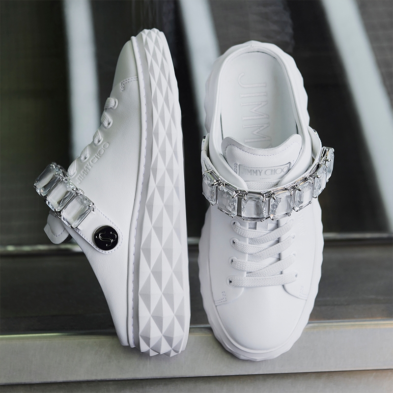 JIMMYCHOO/水晶带饰运动鞋