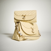 WALLET CHAIN女链条饰酪乳色包 CHOO CURVE 新年礼物 JIMMY