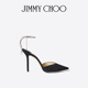 新年礼物 SAEDA 荧幕同款 JIMMY CHOO 100 女士水晶链饰高跟鞋