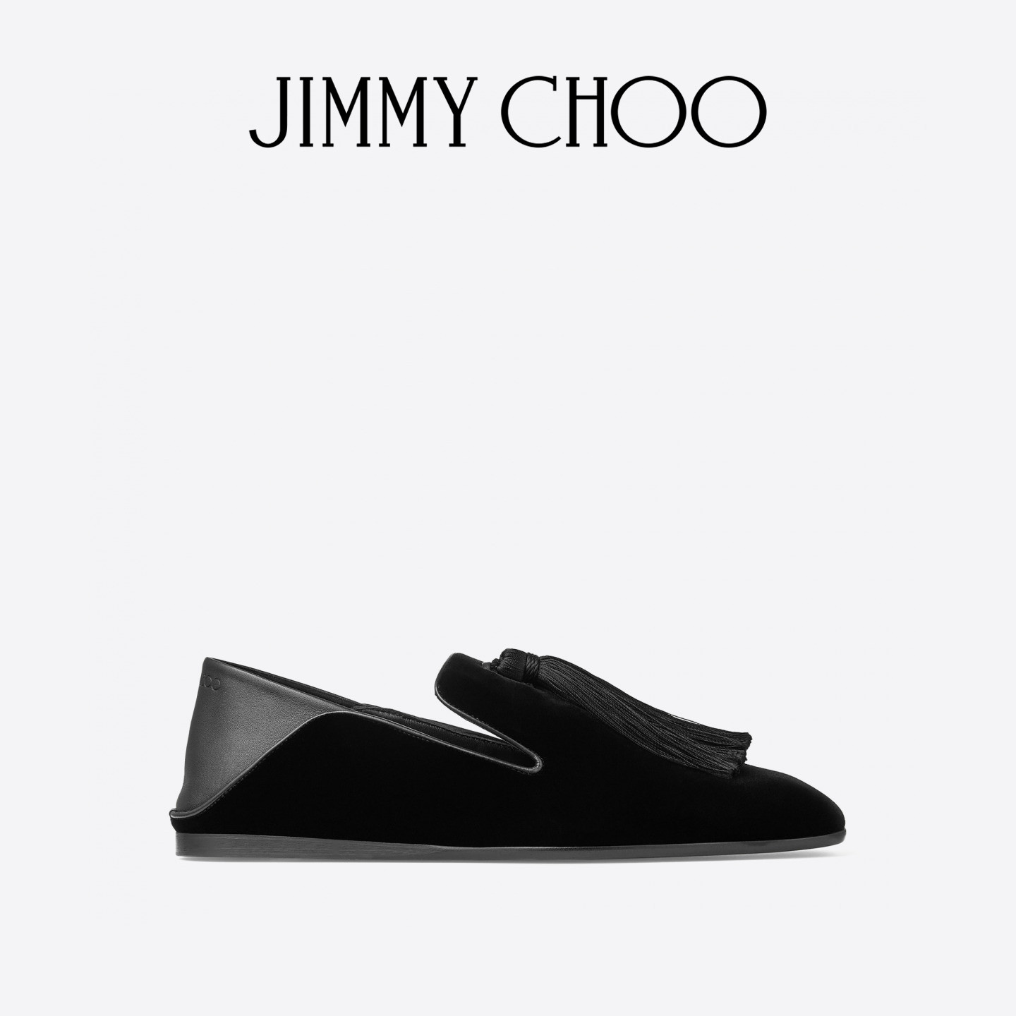 [圣诞礼物]JIMMY CHOO/ ELIOT SLIPPER M 男 流苏饰两穿便鞋平底