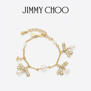 [新年礼物]JIMMY CHOO/MULI CHARM RINNON BRACELET女士吊坠手链
