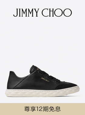 JIMMY CHOO/DIAMOND LIGHT FLEX F 女士黑色运动休闲鞋