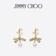 新年礼物 EARRING 白鹿同款 CHOO PEARL JIMMY RIBBON 女耳环