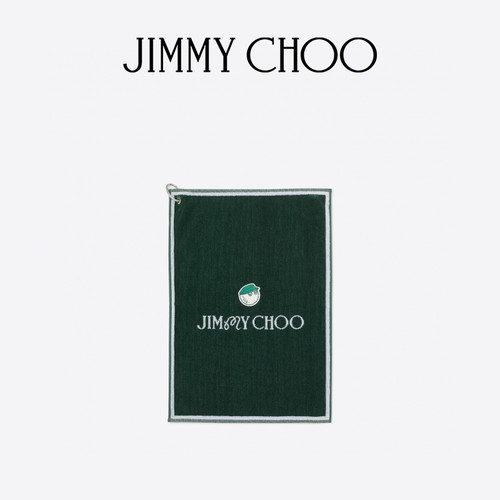 刺绣饰Malbon绿色棉质毛巾