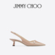新年礼物 JIMMY CHOO AMITA 女士 浅咖色漆皮高跟鞋