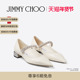 新年礼物 白鹿同款 JIMMYCHOO婚鞋 BING 女水晶饰玛丽珍高跟鞋