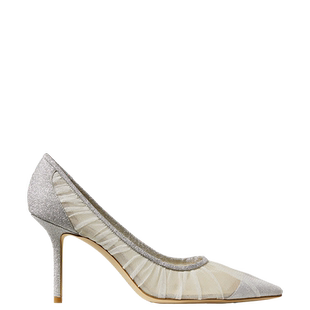 [新年礼物][热销经典]JIMMY CHOO/LOVE 女士网纱仙女鞋单鞋婚鞋JC