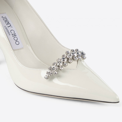 JIMMYCHOO/拿铁色漆皮高跟鞋