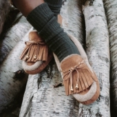 新年礼物 CHOO 冬季 胶囊系列 JIMMY MANON F女士绒面革乐福鞋