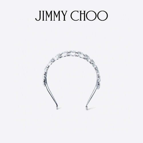 JIMMYCHOO/水晶饰束发带