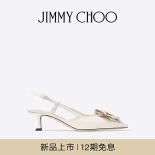 BACK 小高跟 JIMMY 露跟鞋 女 SLING MIMMI CHOO 圣诞礼物