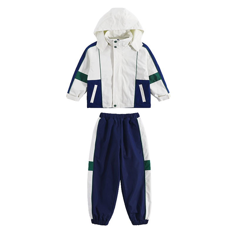 中小学生班服秋冬装冲锋衣三件套幼儿园园服春秋套装儿童新款校服