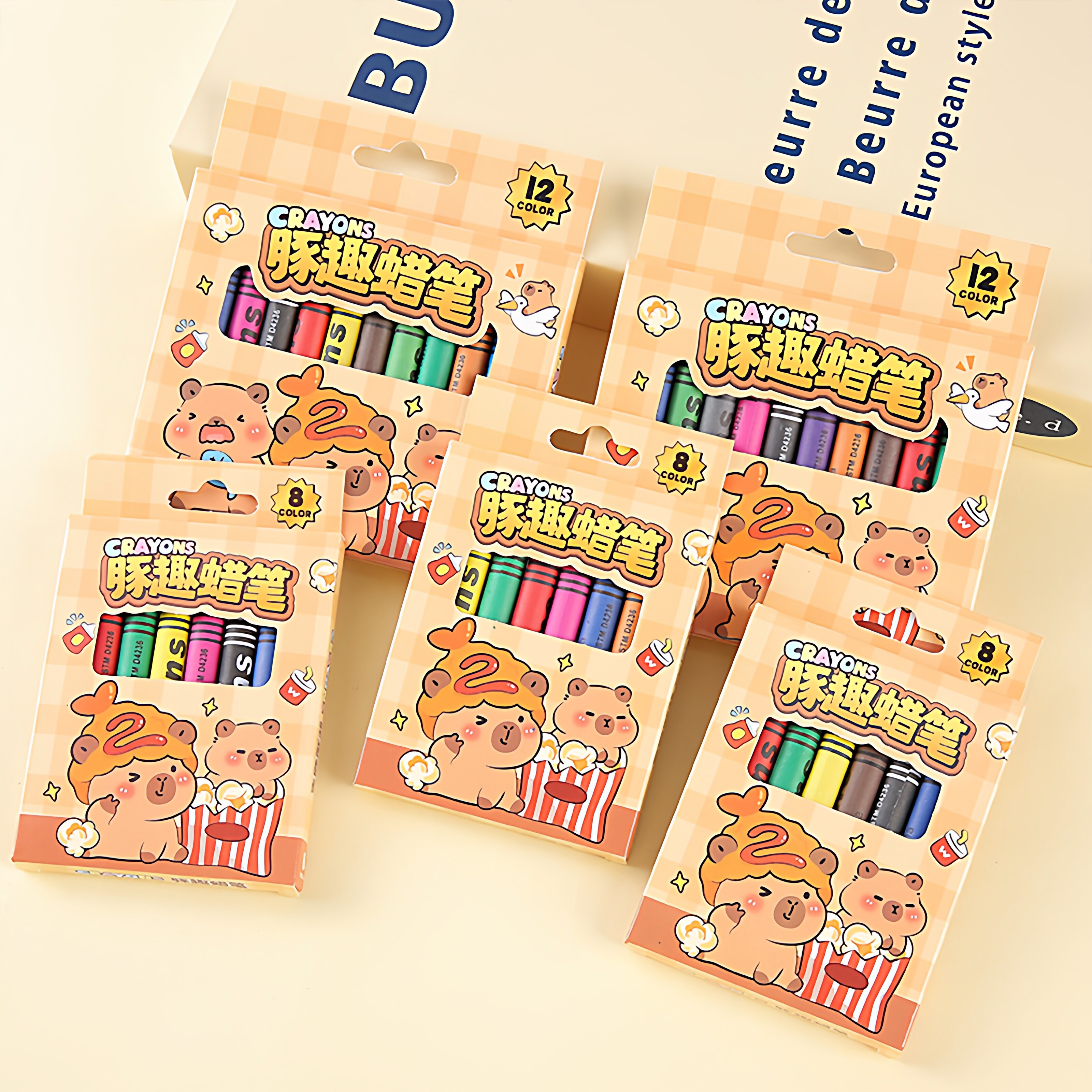 儿童蜡笔涂鸦文具奖励礼品小学生