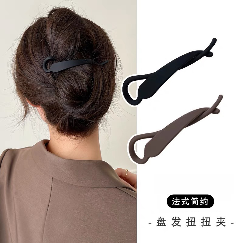 爆款磨砂香蕉夹发夹高级感后脑勺发卡高马尾夹子扭扭夹发饰复古,饰品/流行首饰/时尚饰品新,发饰,淘宝优惠券,粉丝福利购,淘宝优惠卷